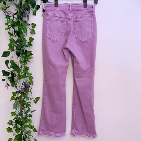 GAP‎ KIDS Girl's 70s Flare High Rise Purple Jeans Size 14 - Picture 2 of 5